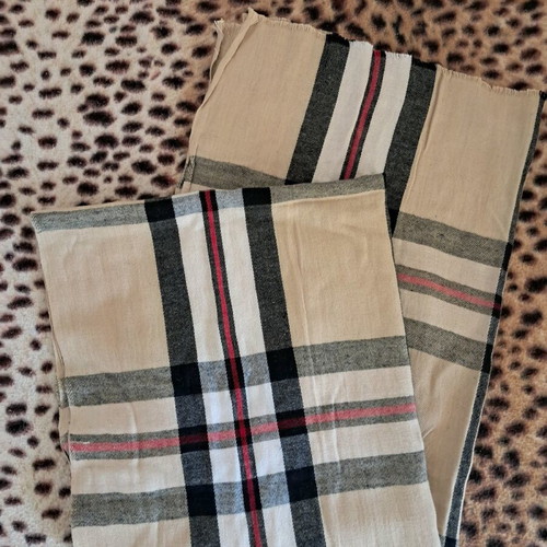 Tartan cotton scarf 100% authentic from Scotland, new