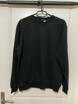 H&M men's sweatshirt used, black, size M