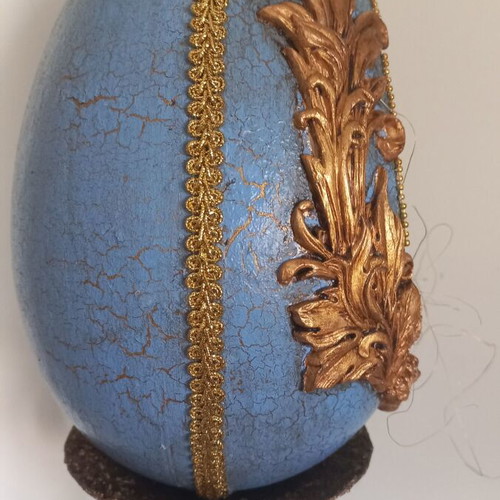 Easter egg handmade with Degoupage technique new
