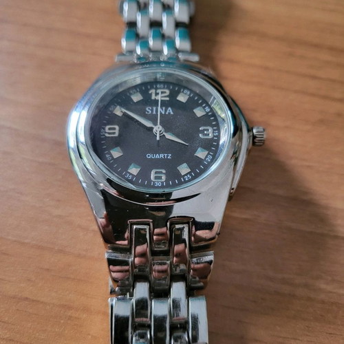 SINA Quartz wristwatch used, stainless steel, water resistant