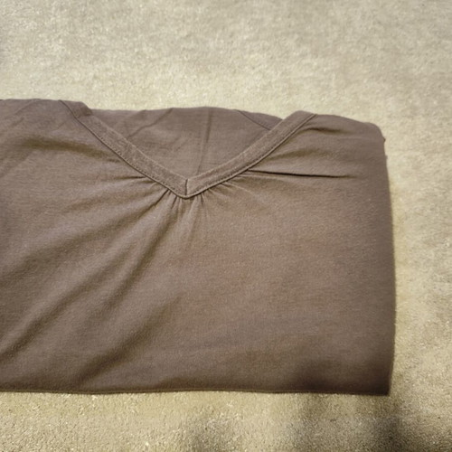Cotton tank top used, size Medium, brown