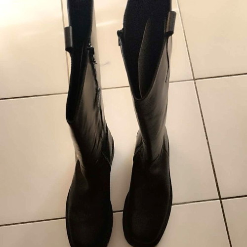 Gabor leather boots new, size 41, black