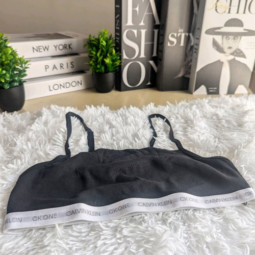 Calvin Klein Set of 2 New Bustiers Size S Black and White