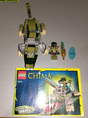 Lego Chima-Set 70126 like new, complete with instructions and figures