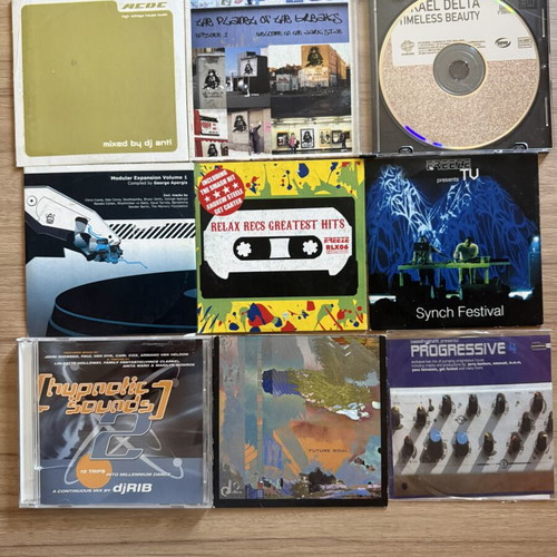Underground Techno Progressive Electronic CD Collection like new, 90s–00s