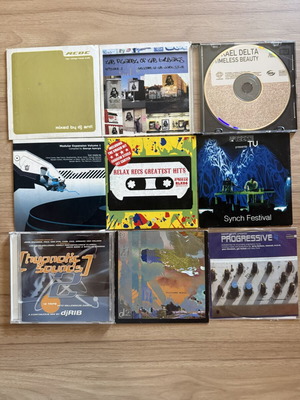 Underground Techno Progressive Electronic CD Collection like new, 90s–00s