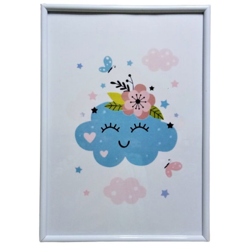 Set of 2 moon and cloud frames 22x31 cm made to order