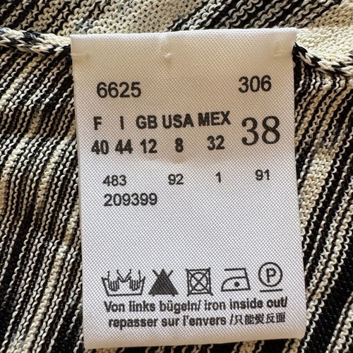 Betty Barclay women's blouse like new, size D 38, black and white