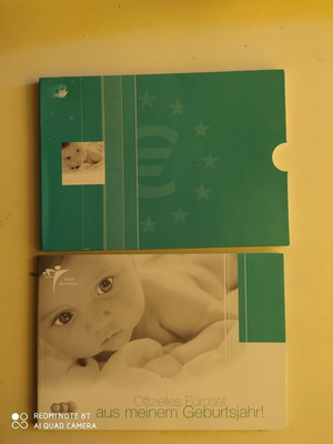 Germany 2002 euro coin set baby special edition new