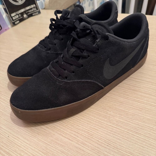 Nike SB Suede sneakers size 44.5 like new, black and beige