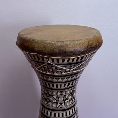 Handmade darbuka like new from Egypt, 40.5 cm height
