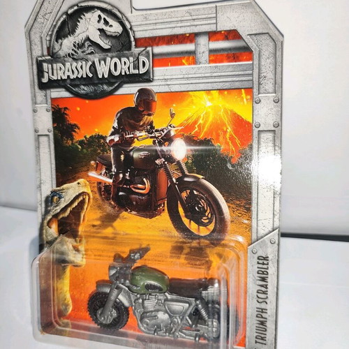 Matchbox Diecast Jurassic World '15 Triumph Scrambler new
