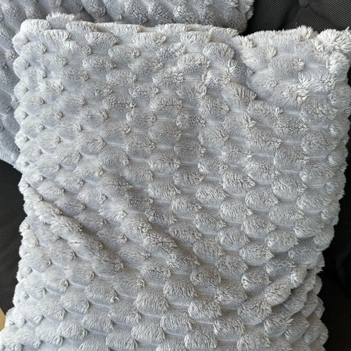 Decorative pillows like new, set of 2, gray 60x70 cm