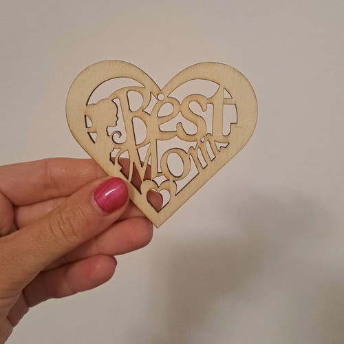 Wooden decorative set like new for mother