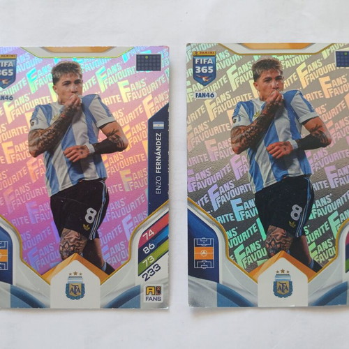 Panini Enzo Fernandez 2 κάρτες Fans' Favourite