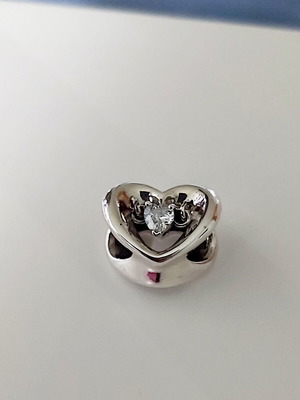 Charm Pandora Exciting Love used, silver s925Ale