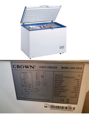 Chest freezer 316 liters