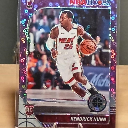 Kendrick Nunn purple disco card 2019-20 Panini Hoops like new