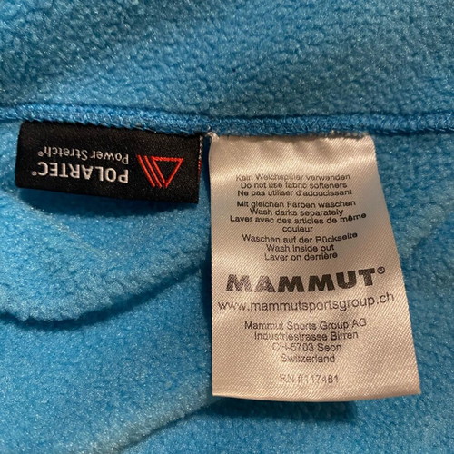 Mammut fleece shirt used, size L, blue