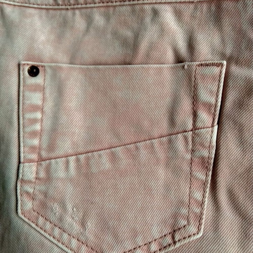 Review women's jeans like new, pink, slim fit