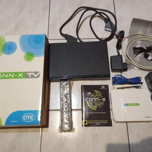 Ote Connex TV used, Amino decoder with router and remote control