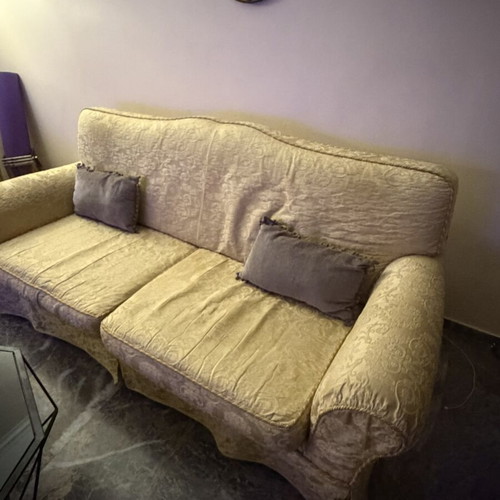 Large two-seater sofa used