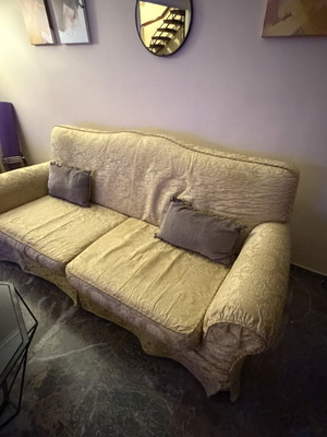 Large two-seater sofa used