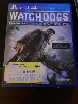 Watch Dogs game for PS4 and PS5 like new