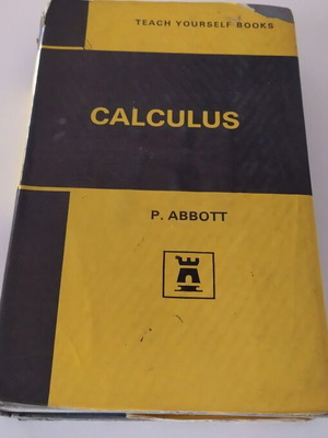 Calculus P. Abbott used book 1967 Teach Yourself Books