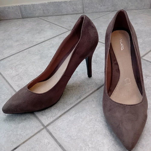 Migato brown high heel pumps size 41 like new