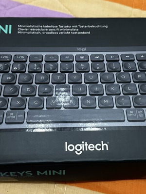 Logitech MX Keys Mini Ασύρματο Bluetooth Πληκτρολόγιο Γερμανικό Graphite