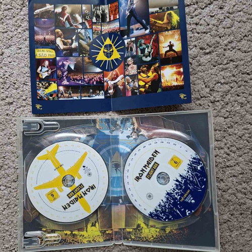 Iron Maiden and Bruce Dickinson DVD collection like new, metal