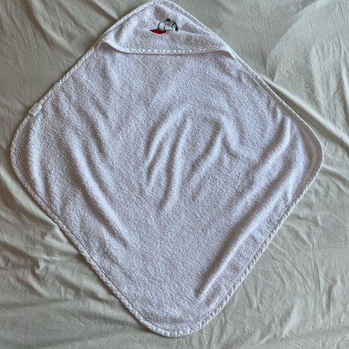 Baby Care Hooded Towel like new with NUK pacifier gift