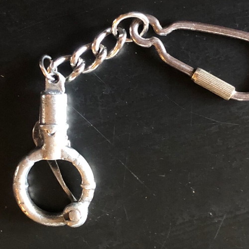Keychain replica of Spitfire fighter plane rudder vintage