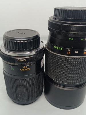 Обективи Olympia и Vivitar употребявани, комплект от 2 броя