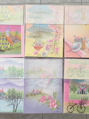 Aromatic stationery sets new, pack of 6