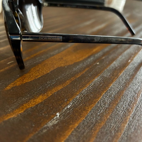Dior sunglasses used, brown tartaruga