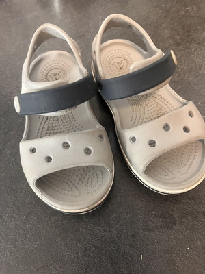 Crocs C7 gray with dark blue like new