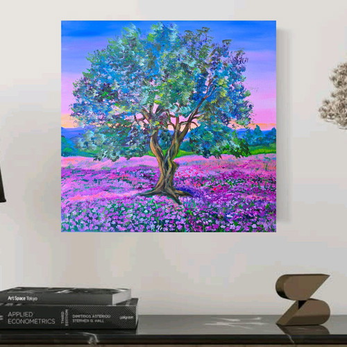 Spring in Cyprus acrylic on canvas, new