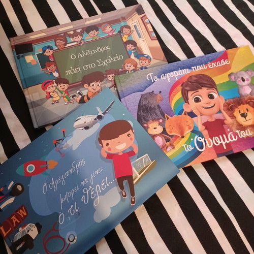 Personalized Alexander fairy tales new, set of 3 books