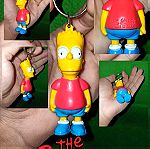  The Simpsons Bart Figure Keychain RARE 1990 Φιγούρα Collectible Μπρελόκ