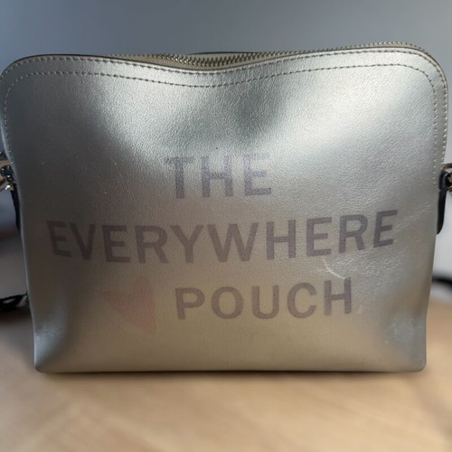 DKNY The Everywhere Pouch shoulder bag used, black and silver
