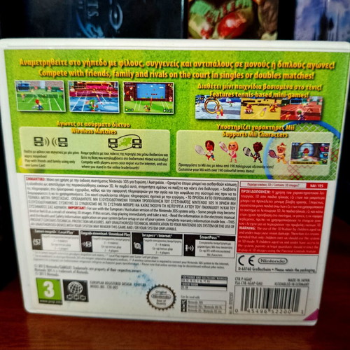 Mario Tennis Open Nintendo 3DS game like new, Greek version