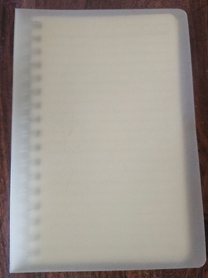 Kokyo Japanese Notepad new, yellow with 3 shades