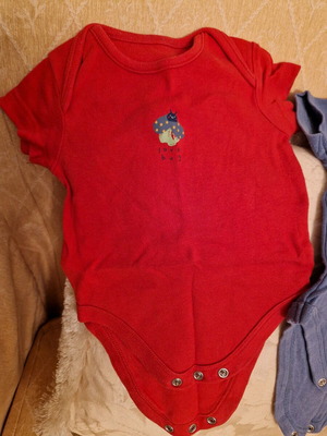 Σετ 2 κοντομάνικα ζιπουνακια Mothercare για νεογέννητο κορίτσι like new
