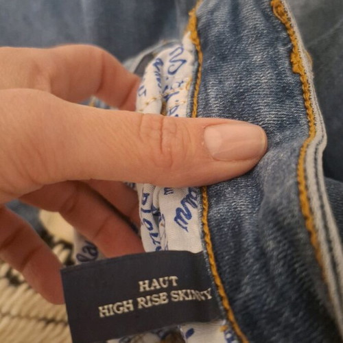 Scotch & Soda Skinny High Rise Denim Like New Blue