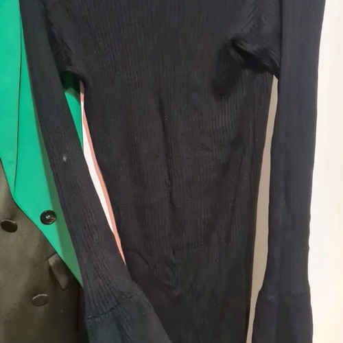 Midi dress new with special sleeves size S black