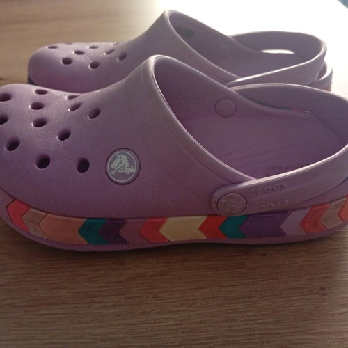 Crocs children's clogs like new, purple, size C13 (30-31)