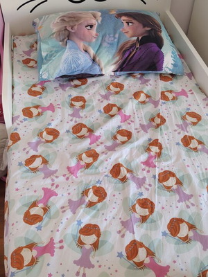 Children's Bed "Cat" Like New for Girls Up to 9 Years with Anatomical Mattress