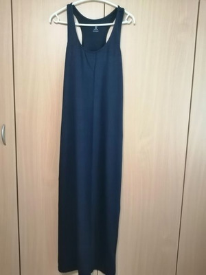 H&M dress used, blue, cotton, size M